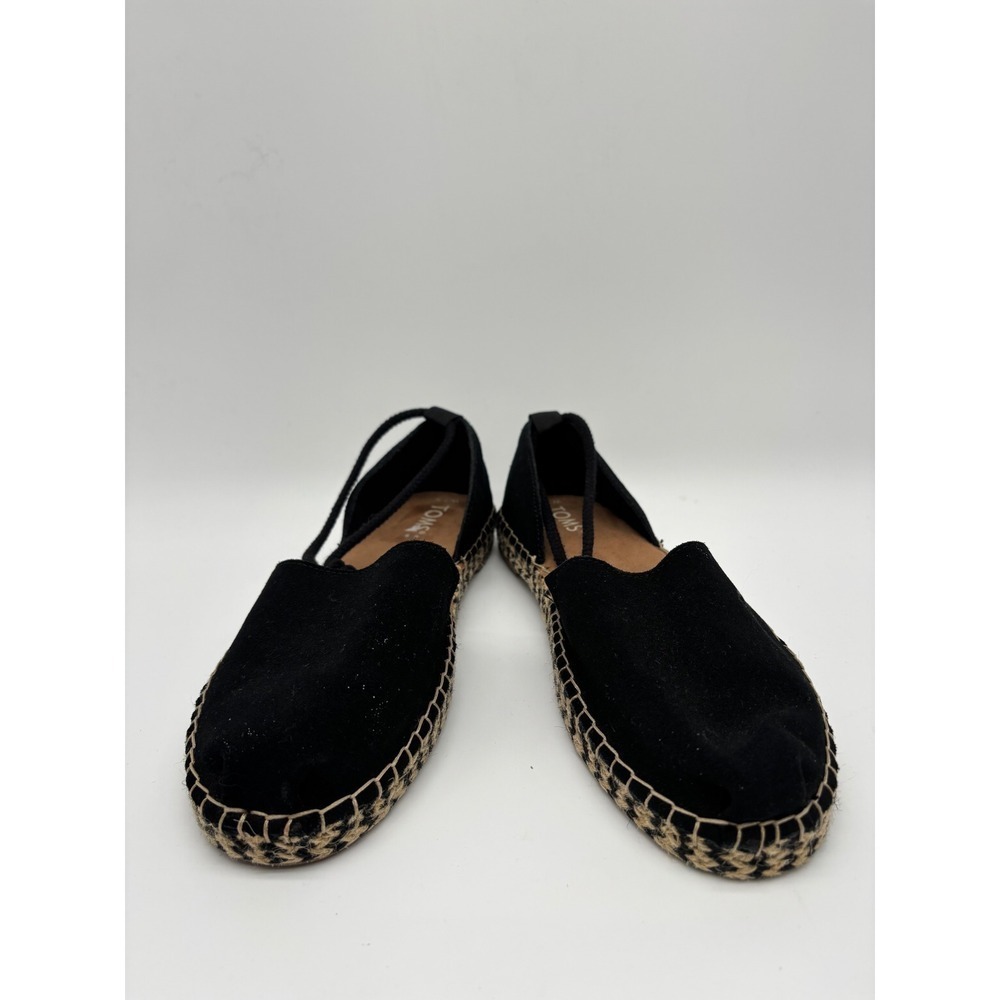 Toms Black Espadrille Flats - Picture 6 of 8
